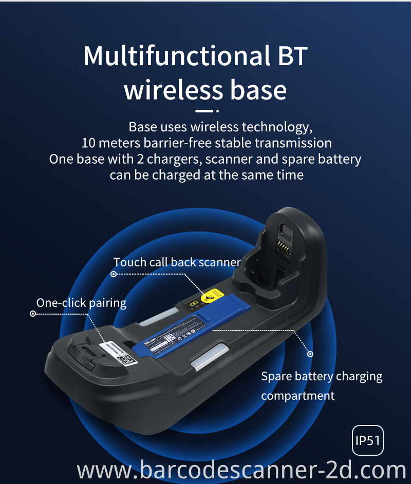 Winson ST10-71FA-BTU Ultra-Rugged Scanner Long Distance Imager Industrial Barcode Scanner Manufactures